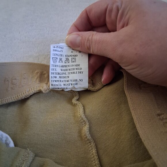 Tuff Rider Women's Size 30 Beige Cotton Schoolers Pull On Breeches - Picture 4 of 11